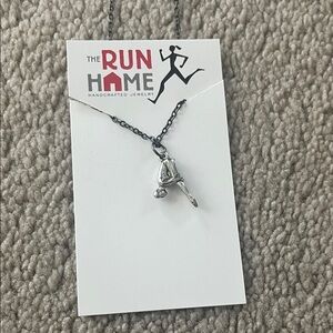 Silver Diving Pendent Necklace